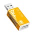USB čítačka pamäťových kariet J65 zlatá