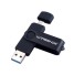 USB flash disk 2 v 1 J2983 černá