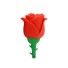 USB flash disk v tvare ruže červená