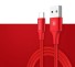 USB-Kabel mit LED-Licht Typ C J1635 rot