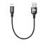 USB-Ladekabel für Apple Lightning schwarz