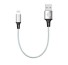 USB-Ladekabel für Apple Lightning silbern