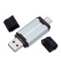 USB OTG flash disk H27 stříbrná