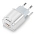 USB sieťový nabíjací adaptér Quick Charge biela