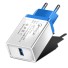 USB síťový adaptér Quick Charge K720 modrá