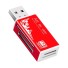 USB-Speicherkartenleser J65 rot