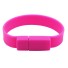 USB-Stick-Silikonarmband rosa