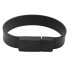 USB-Stick-Silikonarmband schwarz