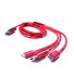 USB töltőkábel Micro USB / Lightning / USB-C K553-hoz 4