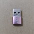 USB - USB-C K15 adapter rózsaszín
