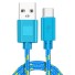 USB-/USB-C-Ladekabel K522 blau