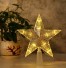 Vánoční LED hvězda na strom žlutá