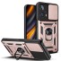 Védőburkolat mágnessel, állvánnyal és lencsesapkával Xiaomi Poco F3 GT 5G készülékhez rózsaszín