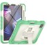 Védőburkolat tartóval Apple iPad mini (6. generáció) 2021-hez világos zöld