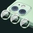Védőüveg a hátlapi kamerához iPhone 12/12 mini készülékhez zöld