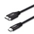 Verbindungskabel USB-C 3.0 auf Micro USB-B M/M K1019 schwarz