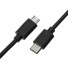 Verbindungskabel USB-C auf Micro USB M/M 1 m schwarz