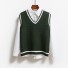 Vesta tricotata dama P2067 verde inchis