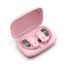 Vezeték nélküli bluetooth fülhallgató K1928 rózsaszín