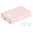 Vezeték nélküli power bank az Apple márkához 10000mAh 20 W rózsaszín