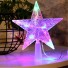 Vianočná LED hviezda na strom viacfarebná