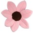 Virág alakú babafürdőszőnyeg J3134 rózsaszín