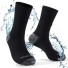 Vodotěsné pánské ponožky na lyže Teplé vysoké ponožky pro muže Termo lyžařské ponožky ke kolenům černá