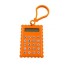 Vrecková kalkulačka s pútkom oranžová