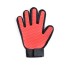 Vyčesávací rukavice červená