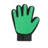 Vyčesávací rukavice zelená