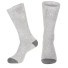Vyhrievané zimné ponožky Dobíjacie lyžiarske ponožky na USB kábel Zahrievacie unisex ponožky z bavlny sivá