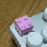Vyměnitelná klávesa kostka K433 růžová