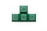 Vymeniteľné klávesy do klávesnice K336 zelená