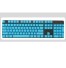 Vyměnitelné klávesy PBT, 108 kláves modrá
