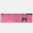Vyměnitelné klávesy PBT, 108 kláves růžová