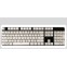 Vymeniteľné klávesy PBT, 108 klávesov biela