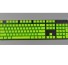 Vymeniteľné klávesy PBT, 108 klávesov zelená