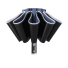W pełni automatyczny parasol z paskiem odblaskowym ciemnoniebieski