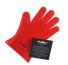 WALFOS silikonová grilovací rukavice červená