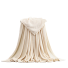 Warme Flanelldecke 100 x 150 cm Beige