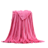 Warme Flanelldecke 100 x 150 cm rosa