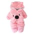 Warmer Overall für Kleinkinder T2563 rosa