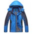 Wasserdichte Damenjacke J1673 blau