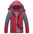 Wasserdichte Damenjacke J1673 rot