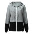 Wasserdichte Damenjacke P2133 grau