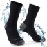 Wasserdichte Herren-Skisocken, warme hohe Socken für Herren, Thermo-Ski-Kniestrümpfe schwarz