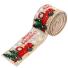 Weihnachtsband mit Auto 2 m Beige