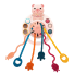 Wielofunkcyjna zabawka w kształcie zwierzątka dla dzieci różowy