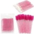 Wimpern-Applikator-Set, Glitzer, falsche Wimpern, Pinsel-Set, spezielle Wimpernverlängerungs-Bürsten, 200-tlg rosa