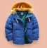 Winter-Daunenjacke für Jungen J2531 blau